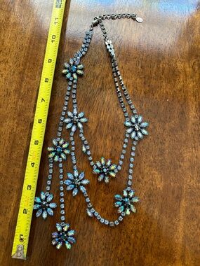 Sorrelli Iridescent Floral Multi-Strand Necklace